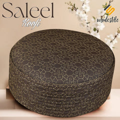 Muslim Saleel Prayer Kufi Hat For Mens - New Premium Design Islamic Cap