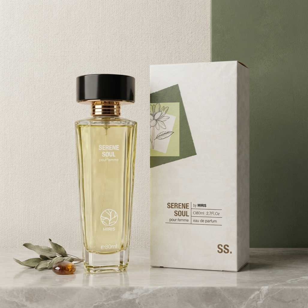 Serene Soul Pour Femme 80ml Eau De Parfum Women's Floral Perfume in Elegant Glass Bottle