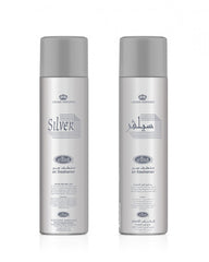 Al-Rehab Silver Air Freshener 300ml – Premium Home Fragrance Spray