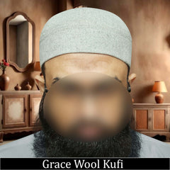 Muslim Grace Wool Prayer Kufi Hat for Men – Islamic Winter Cap & Traditional Headwear