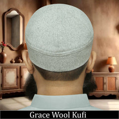 Muslim Grace Wool Prayer Kufi Hat For Mens