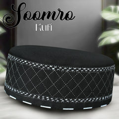 Soomroo Muslim Prayer Kufi Hat for Men – Premium Islamic Salah Cap for Daily