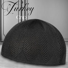 Turkey Knitted Kufi Cap – Premium Lightweight Turkish Style Islamic Cap