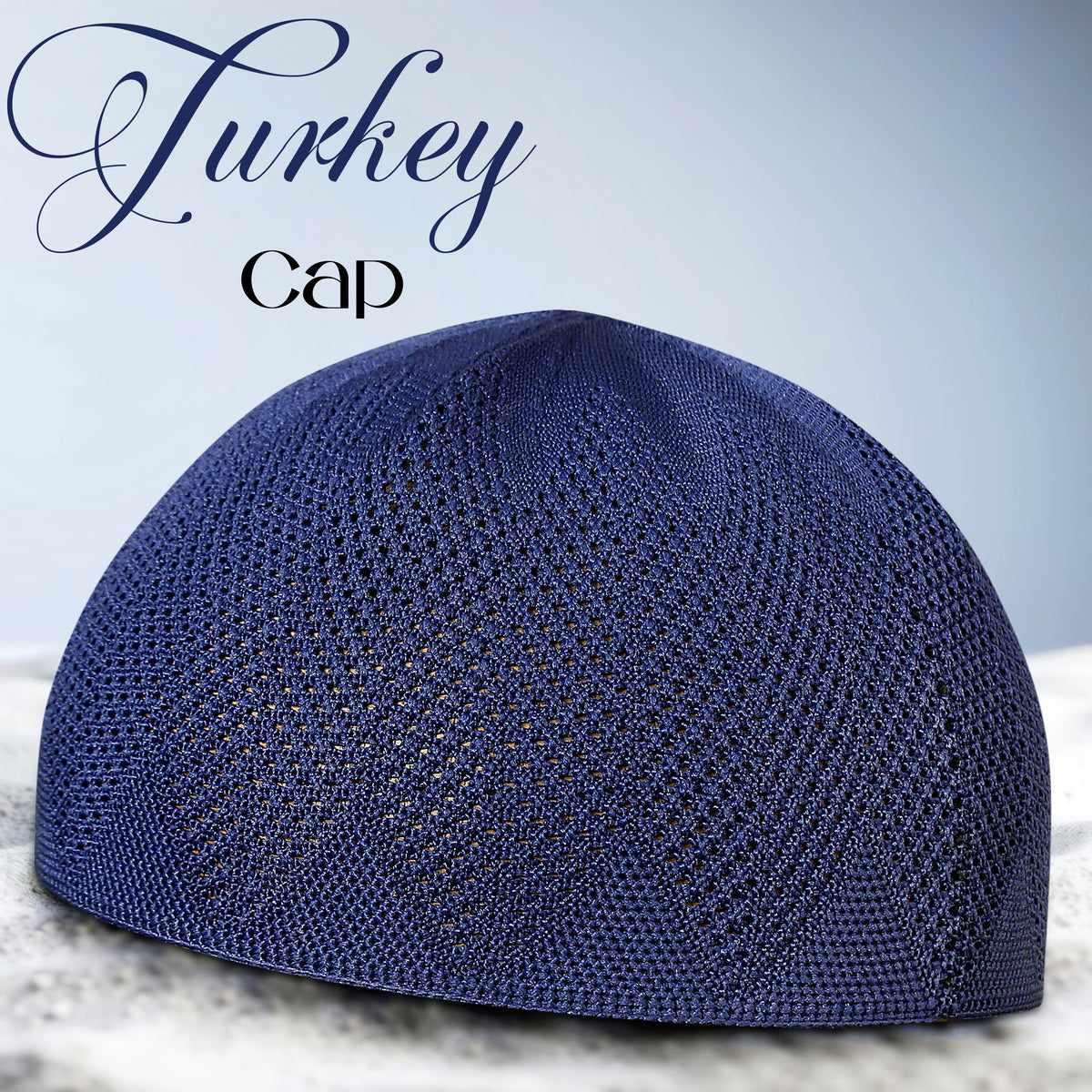 Turkey Knitted Kufi Cap – Premium Lightweight Turkish Style Islamic Cap