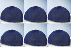 Turkey Knitted Kufi Cap (Pack of 6) – Premium Lightweight Turkish Style Islamic Cap