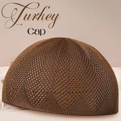 Turkey Knitted Kufi Cap – Premium Lightweight Turkish Style Islamic Cap