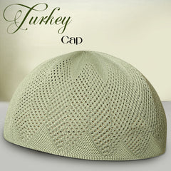 Turkey Knitted Kufi Cap – Premium Lightweight Turkish Style Islamic Cap