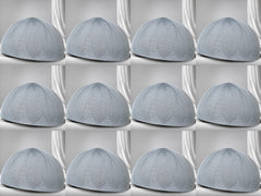 Turkey Knitted Kufi Cap (Pack of 12) – Premium Lightweight Turkish Style Islamic Cap