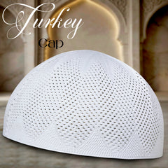 Turkey Knitted Kufi Cap – Premium Lightweight Turkish Style Islamic Cap