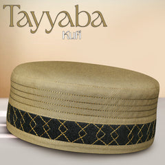 Men’s Muslim Tayyab Kufi Hat | Islamic Prayer Cap for Daily Wear