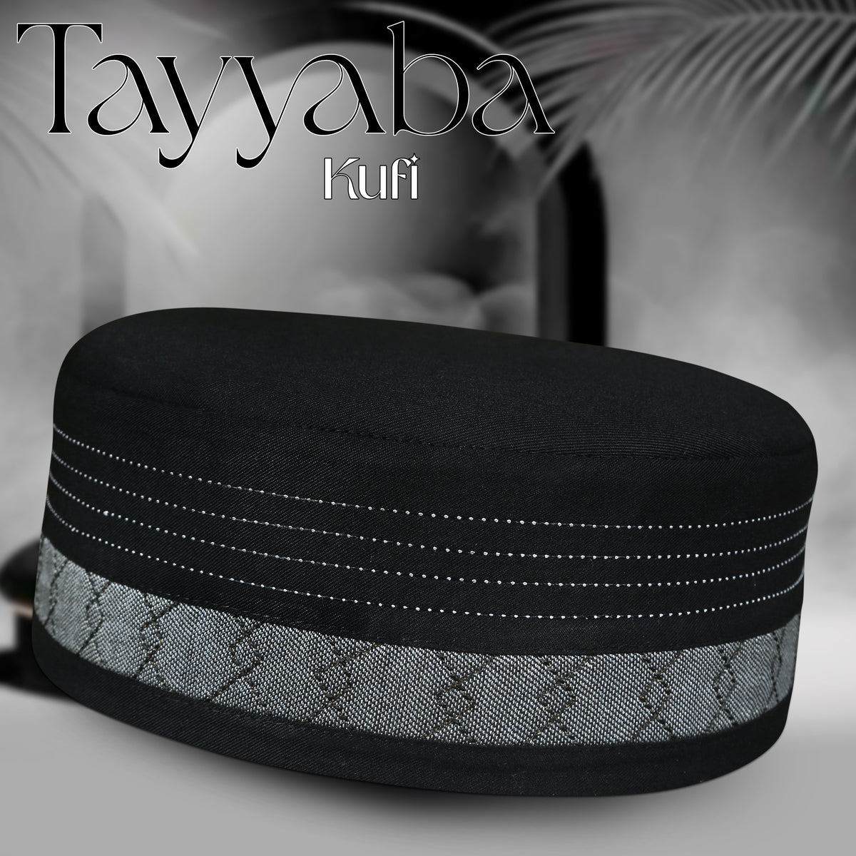 Men’s Muslim Tayyab Kufi Hat | Islamic Prayer Cap for Daily Wear