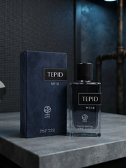 Tepid Mild Eau De Parfum 115ml Men's Woody Aromatic Perfume with Elegant Glass Bottle