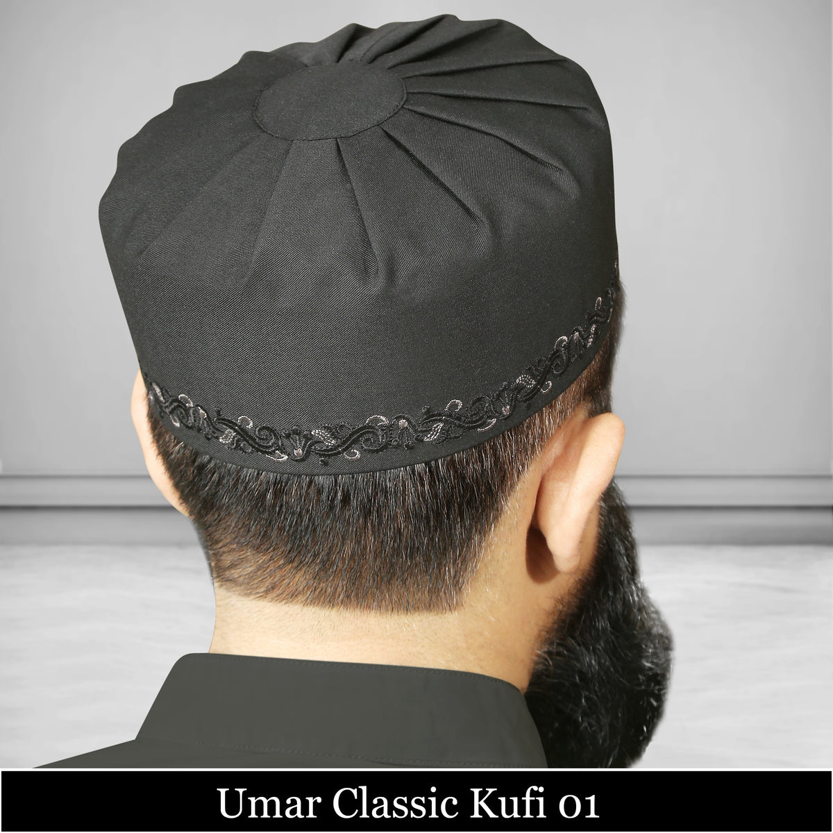 Umar Classic Kufi 01 – Elegant Islamic Prayer Cap for Men