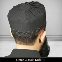 Umar Classic Kufi 01 – Elegant Islamic Prayer Cap for Men