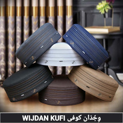 Muslim Wajdaan Prayer Kufi Hat For Men – Traditional Islamic Cap