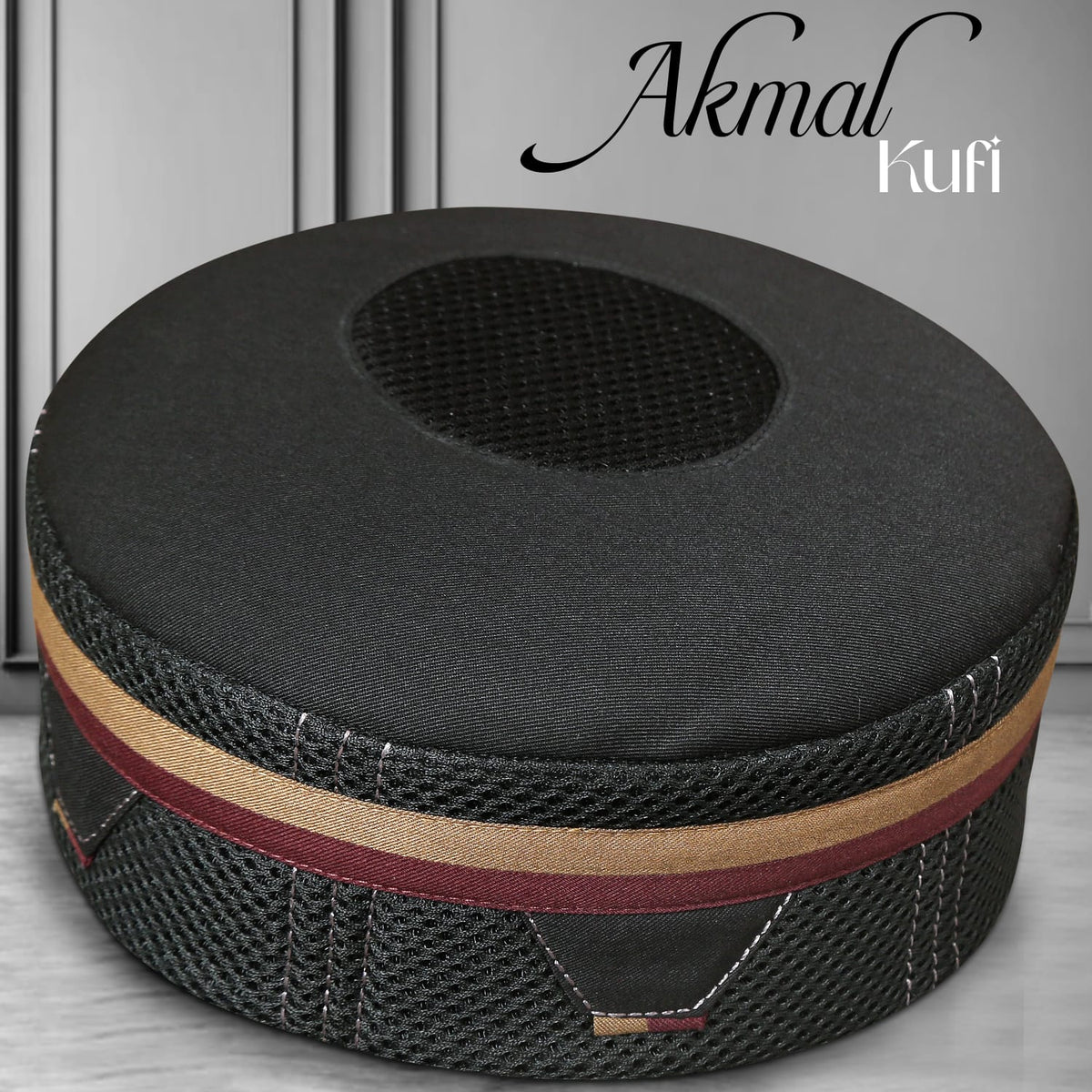 Akmal Kufi Cap – Muslim Prayer Cap for Men for Everyday Wear