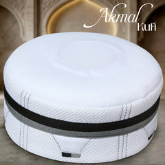 Akmal Kufi Cap – Muslim Prayer Cap for Men for Everyday Wear