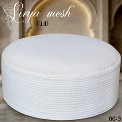 Sirya Mesh Kufi Cap – Muslim Prayer Cap for Men