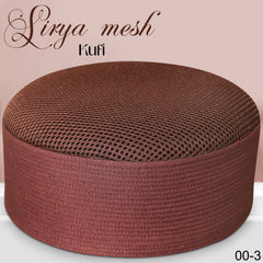 Sirya Mesh Kufi Cap – Muslim Prayer Cap for Men