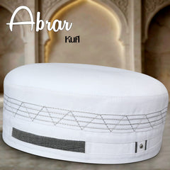 Abrar Kufi Cap – Muslim Prayer Cap for Men for Everyday Wear