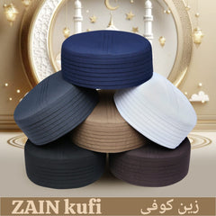 Muslim Zain Prayer Kufi Hat For Mens– Islamic Namaz Cap