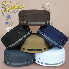 Muslim Zubair Prayer Kufi Hat For Mens-Muslim cap for everyday wear