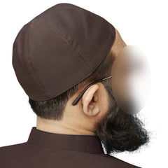 Muslim Nisbat Prayer Kufi Hat for Men – Islamic Traditional Cap
