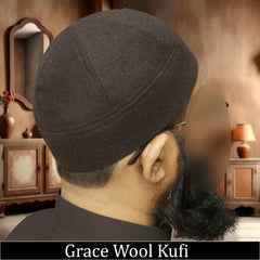 Muslim Grace Wool Prayer Kufi Hat For Mens