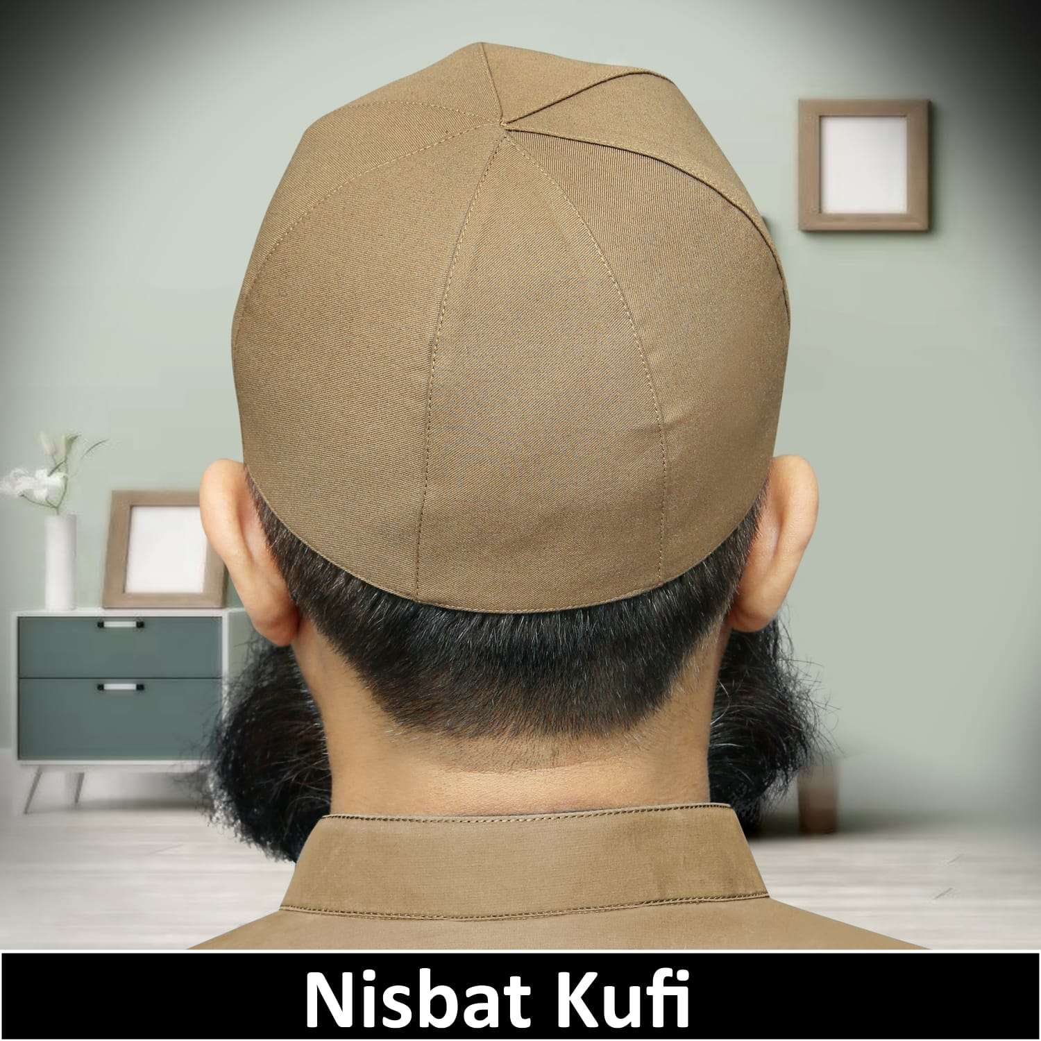 Muslim Nisbat Prayer Kufi Hat for Men – Islamic Traditional Cap