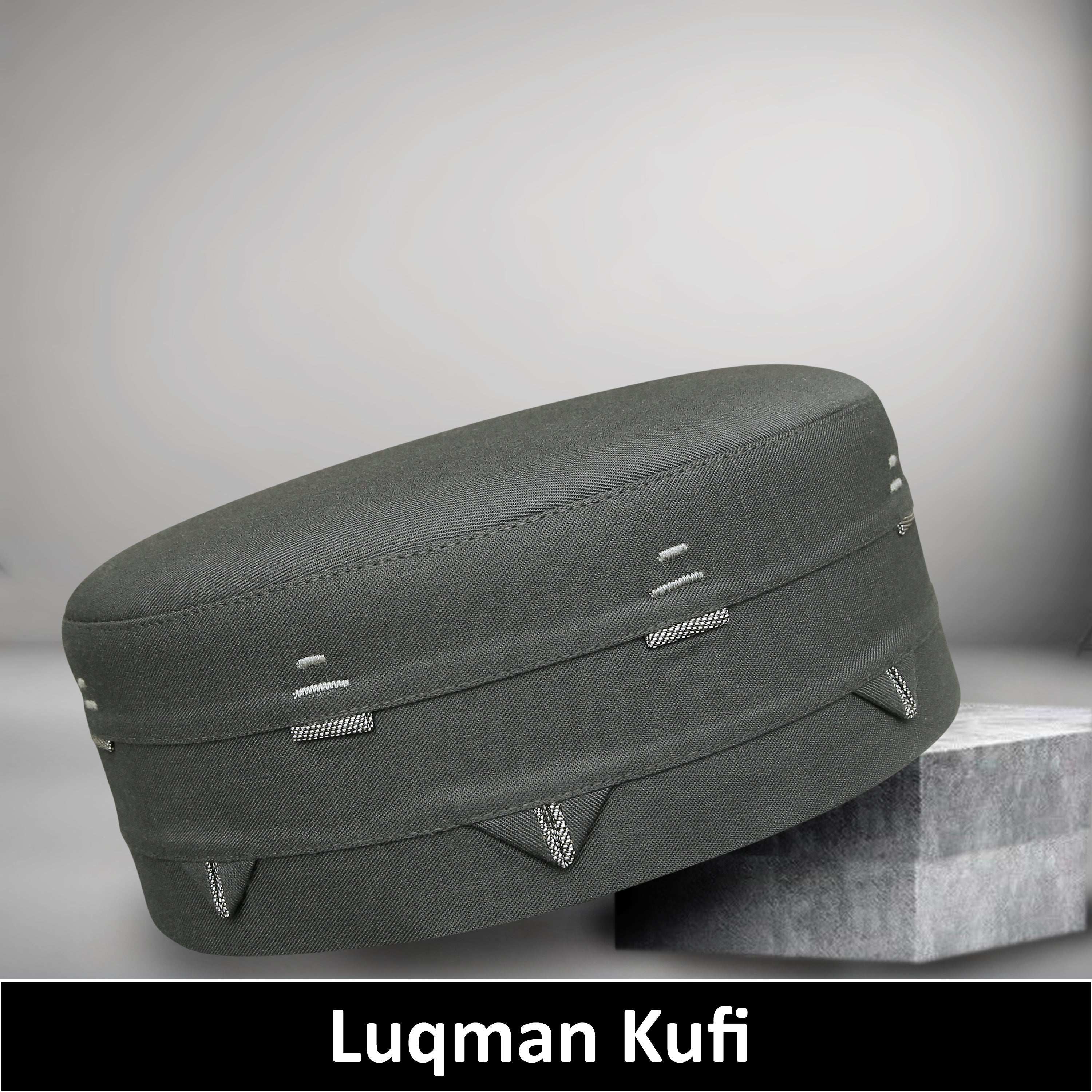 Muslim Luqman Prayer Kufi Hat for mens – Islamic Cap for Salah