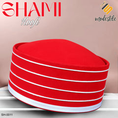 Men’s Premium Shami Cap SH-0011 – Traditional Islamic Imama Syle Turkish Cap